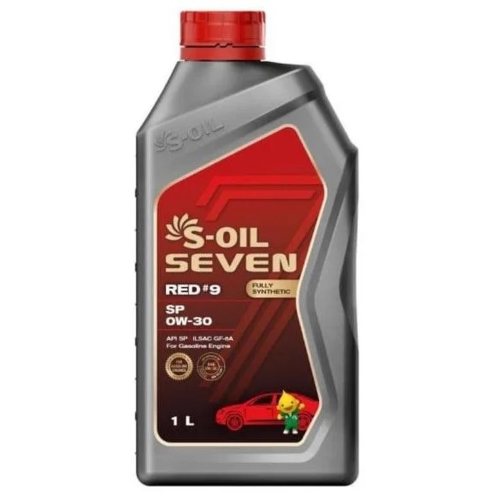 Автомобильное масло S-OIL 7 RED #9 SP 0W-30 синтетика, 1 л - Фото 1