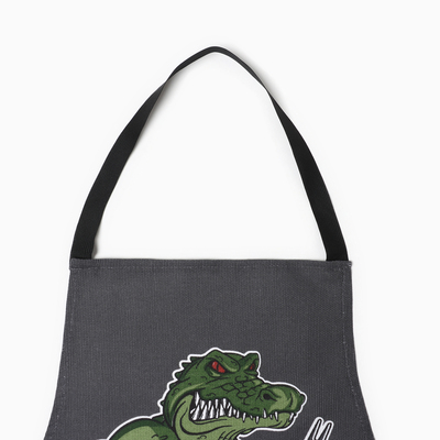 Фартук кухонный «Доляна. Главный на кухне», 70×60 см, рогожка, 100% хлопок, 160 г/м²