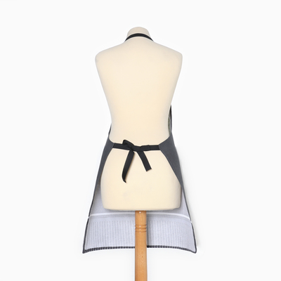 Фартук кухонный «Доляна. Главный на кухне», 70×60 см, рогожка, 100% хлопок, 160 г/м²