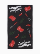 Набор полотенец кухонных «Доляна. Главный на кухне», 35×60 см - 2 шт., рогожка, хлопок 100%, 160 г/м² - Фото 5