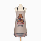 Кухонный набор «Доляна. Настоящий защитник» (3 предмета): фартук 70×60 см, прихватка 20×20 см, полотенце 35×60 см-2 шт. - Фото 5