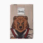 Фартук кухонный «Доляна. Настоящий защитник», 70×60 см, рогожка,100% хлопок, 160 г/м² - Фото 8