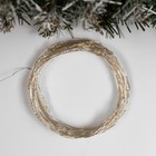 УЦЕНКА Гирлянда «Нить» 10 м, роса, IP20, 100 LED, 12 В, серебристая нить, свечение тёплое белое - Фото 5