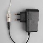 УЦЕНКА Гирлянда «Нить» 10 м, роса, IP20, 100 LED, 12 В, серебристая нить, свечение тёплое белое - Фото 6