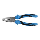 Плоскогубцы комбинированные ТУНДРА, сталь 45, никелированные, 2К рукоятки, 180 мм - фото 23609508