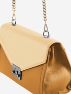 Ручка для сумки, с плоскими цепочками и карабинами, 120×3 см, цвет чёрный, золотой - Фото 5