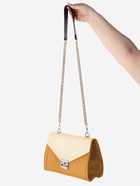 Ручка для сумки, с плоскими цепочками и карабинами, 120×3 см, цвет чёрный, золотой - Фото 7