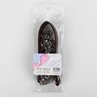 Ручка для сумки, с плоскими цепочками и карабинами, 120×3 см, цвет коричневый, серебряный - Фото 6