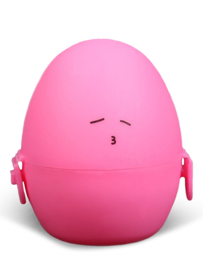 Мастурбатор EGG рельефный, в футляре для хранения, розовый - Фото 1