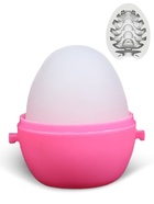 Мастурбатор EGG рельефный, в футляре для хранения, розовый - Фото 2