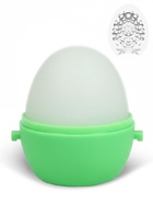Мастурбатор EGG рельефный, в футляре для хранения, зеленый - Фото 2