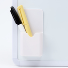 Магнитная универсальная подставка для маркеров и губок белого цвета "Классика" 3х5.5х12 см - фото 11985019