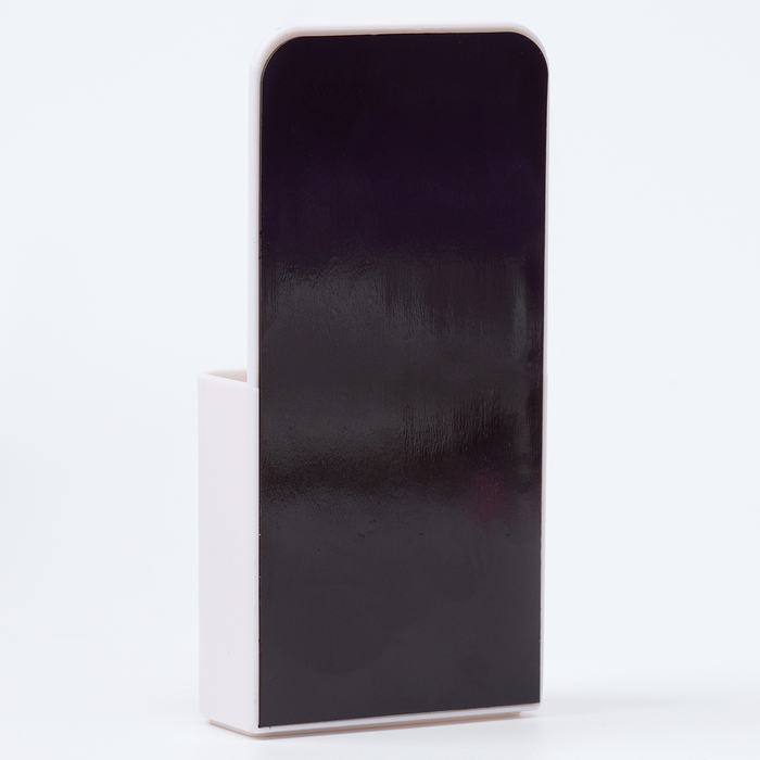 Магнитная универсальная подставка для маркеров и губок белого цвета "Классика" 3х5.5х12 см