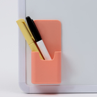 Магнитная универсальная подставка для маркеров и губок"Классика"розового цвета 3х5.5х12 см - Фото 1