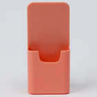 Магнитная универсальная подставка для маркеров и губок"Классика"розового цвета 3х5.5х12 см - Фото 3