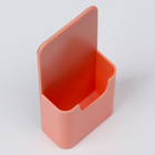 Магнитная универсальная подставка для маркеров и губок"Классика"розового цвета 3х5.5х12 см - Фото 4