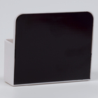 Магнитная универсальная подставка для маркеров и губок "Двойная"белого цвета 4х12х10см - Фото 5