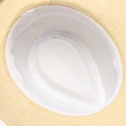 Шляпа мужская MINAKU, цвет бежевый, р-р 58 - фото 23676122