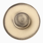 Шляпа женская MINAKU, чёрная, молочный, размер 58 - фото 25515179