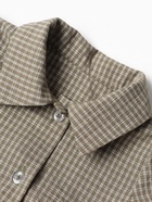 Платье Крошка Я "Клетка", рост 74-80, зеленый - фото 808584284