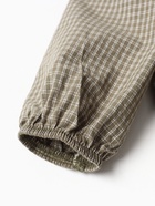 Платье Крошка Я "Клетка", рост 74-80, зеленый - фото 808584285