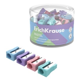 Точилка пластиковая ErichKrause "EasySharp Pastel", микс 10321406