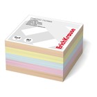 Блок бумага для записей на склейке ErichKrause, 9 x 9 x 5 см, 80 г/м2, 4 цвета - фото 320996388