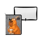 Папка для тетрадей А5+, 190×245×30, молния вокруг, ErichKrause Happy Capy, 550 мкм, с принтом - Фото 1