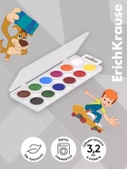 Акварель ErichKrause «Простоквашино», 12 цветов, без кисти, пластиковая коробка, европодвес - Фото 4