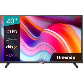 Телевизор QLED Hisense 40" 40A5KQ Frameless черный FULL HD 60Hz DVB-T DVB-T2 DVB-C DVB-S DV   102953