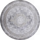 Ковёр круглый Karmen Hali Armina, размер 240x240 см, цвет grey/brown - фото 306670573