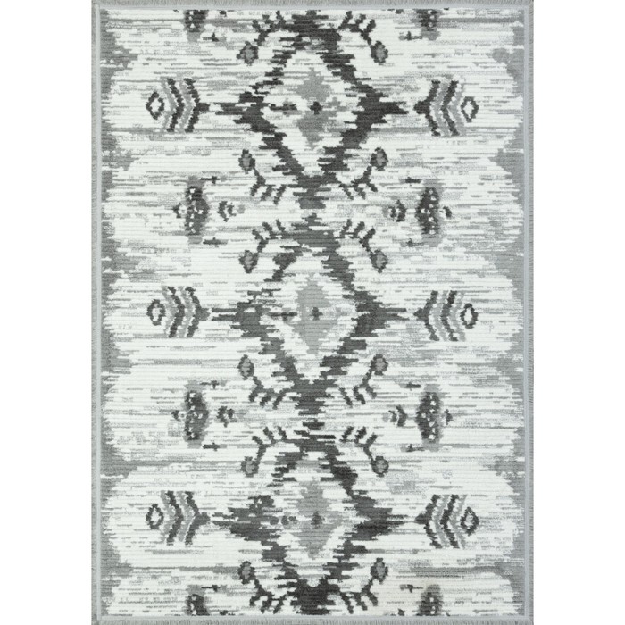 Ковёр прямоугольный Milat Joli, размер 80x150 см, цвет p.white/l.grey