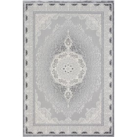 Ковёр прямоугольный Karmen Hali Nensi, размер 78x150 см, цвет grey/grey