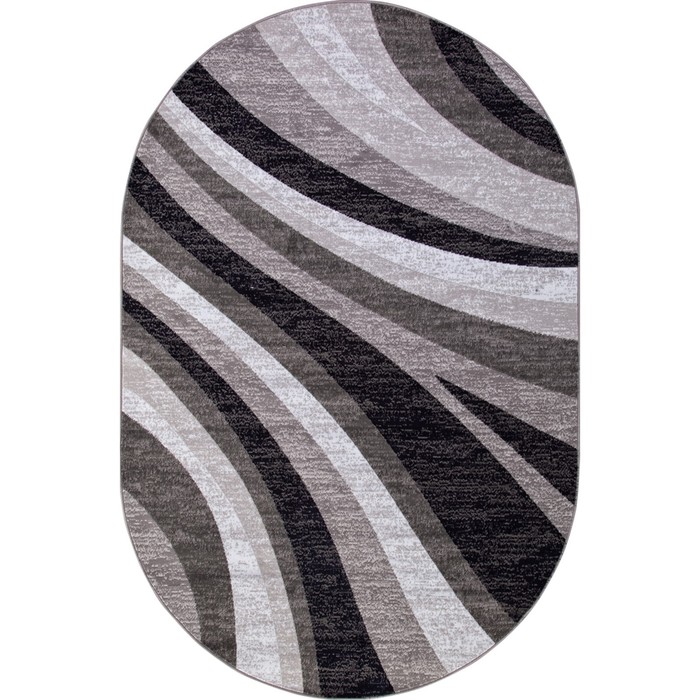 

Ковёр овальный Silver d234, размер 100x200 см, цвет gray