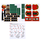 УЦЕНКА Конструктор новогодний «Паровозик», нет наклеек с дедом морозом - Фото 4