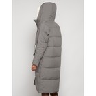 Пальто утепленное зимнее женское, размер 46, цвет хаки - Фото 25