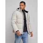 Куртка мужская зимняя, размер 50, цвет светло-бежевый - Фото 7