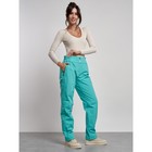 Брюки утеплённые женские, размер 46, цвет зелёный - Фото 15