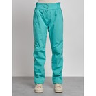 Брюки утеплённые женские, размер 46, цвет зелёный - Фото 5