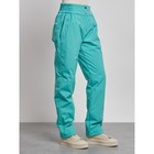 Брюки утеплённые женские, размер 46, цвет зелёный - Фото 7