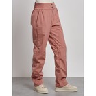 Брюки утеплённые женские, размер 42, цвет светло-коричневый - Фото 7