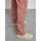 Брюки утеплённые женские, размер 46, цвет светло-коричневый - Фото 11