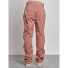 Брюки утеплённые женские, размер 46, цвет светло-коричневый - Фото 8