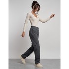 Брюки утеплённые женские, размер 46, цвет серый - Фото 5