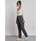 Брюки утеплённые женские, размер 48, цвет серый - Фото 7