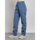 Брюки утеплённые женские, размер 44, цвет синий - Фото 2