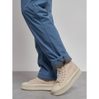 Брюки утеплённые женские, размер 46, цвет синий - Фото 8