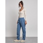 Брюки утеплённые женские, размер 46, цвет синий - Фото 10