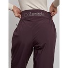 Брюки утеплённые женские, размер 48, цвет тёмно-бордовый - Фото 10