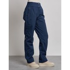 Брюки утеплённые женские, размер 44, цвет тёмно-синий - Фото 8